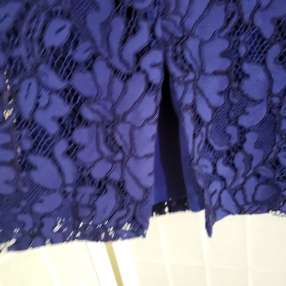 Ralph Lauren Lace Blue Dress 12 New - Picture 7 of 12